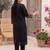 Women Ethnic Motifs Embroidered Regular Thread Work Pure Cotton Kurta with Trousers & With Dupatta