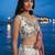 Women's Cream Tissue Woolen Embroidered Lehenga Choli with Dupatta