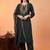 Women Floral Embroidered Regular Thread Work Kurta with Trousers & With Dupatta