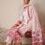 Floral Printed V-Neck Pure Cotton Straight Kurta With Trousers & Dupatta