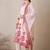 Floral Printed V-Neck Pure Cotton Straight Kurta With Trousers & Dupatta