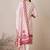 Floral Printed V-Neck Pure Cotton Straight Kurta With Trousers & Dupatta