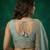 Women's Turquoise Tissue Zarkan Embroidered Lehenga Choli with Dupatta