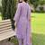 Women Floral Embroidered Thread Work Kurta With Trousers & Dupatta