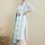 Ethnic Motifs Printed Notch Neck Pure Cotton Kurta With Trouser & Dupatta
