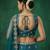 Women's Teal Chinnon Moti with Sequince Embroidered Lehenga Choli with Dupatta