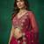 Women's Pink Chinnon Moti with Sequince Embroidered Lehenga Choli with Dupatta