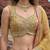Women's Mustard Tissue Moti with Embroidered Lehenga Choli with Dupatta