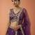 Women's Magenta Chinnon Silk Motif with Sequince Embroidered Lehenga Choli with Dupatta