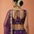 Women's Magenta Chinnon Silk Motif with Sequince Embroidered Lehenga Choli with Dupatta