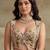 Women's Mustard Tissue Moti with Embroidered Lehenga Choli with Dupatta