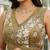 Women's Gold Tissue beads sequince Embroidered Lehenga Choli with Dupatta