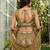 Women's Gold Tissue beads sequince Embroidered Lehenga Choli with Dupatta