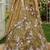 Women's Gold Tissue beads sequince Embroidered Lehenga Choli with Dupatta