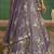 Women's Shde of Purple Tissue beads sequince Embroidered Lehenga Choli with Dupatta
