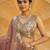 Women's Rosegold Tissue beads sequince Embroidered Lehenga Choli with Dupatta