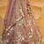 Women's Rosegold Tissue beads sequince Embroidered Lehenga Choli with Dupatta