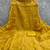 yellow handwork fendy silk blend unstitched dress material 