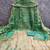 sea green fancy fendy silk blend unstitched dress material 