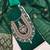 green embroidered vichitra silk unstitched dress material 