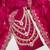 pink embroidered jimmi choo silk blend unstitched dress material 
