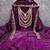 purple embroidered jimmi choo silk blend unstitched dress material 