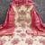 multicolor printed shimmer unstitched dress material 