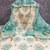 multicolor printed shimmer unstitched dress material 