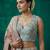 Women's Multi-Color Organza Embroidered Lehenga Choli with Dupatta