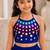 Royal blue cotton embroidered  mirror work kids lehenga choli