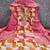 multicolor printed roman unstitched dress material 