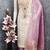 off white weaved shimmer butti unstitched dress material 