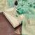off white weaved shimmer butti unstitched dress material 