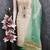 off white weaved shimmer butti unstitched dress material 