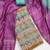 multicolor printed roman unstitched dress material 