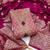 pink weaved shimmer butti unstitched dress material 