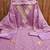 lavender weaved shimmer butti unstitched dress material 