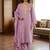 lavender weaved shimmer butti unstitched dress material 