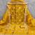 mustard embroidered jimmi choo silk blend unstitched dress material 