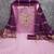 lavender weaved shimmer butti unstitched dress material 