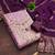 lavender weaved shimmer butti unstitched dress material 