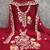 maroon embroidered rayon unstitched dress material 