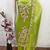green embroidered rayon unstitched dress material 