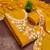 mustard embroidered rayon unstitched dress material 