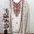 white embroidered roman silk unstitched dress material 