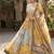 YELLOW SEQUINS ZARI EMROIDERY WORK ORGANZA LEHENGA CHOLI SET FOR WOMEN'S