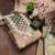 brown printed cotton butti unstitched dress material 