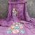 lavender embroidered roman silk unstitched dress material 