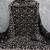 black embroidered georgette unstitched dress material 