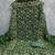 green embroidered georgette unstitched dress material 